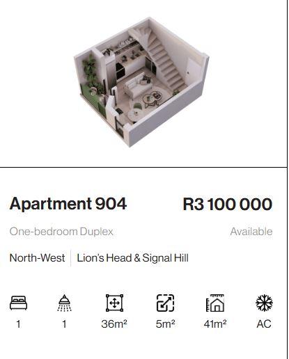 1 Bedroom Property for Sale in Cape Town City Centre Western Cape
